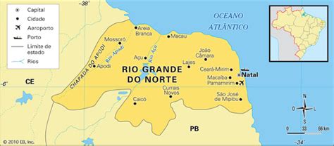 Blog De Geografia Mapa Do Rio Grande Do Norte