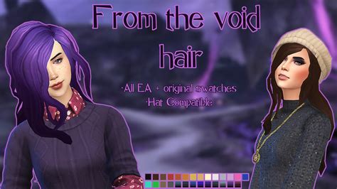 Ivkas Sims 4 Creations — This Void Elf Female Hair From Wow Is Just