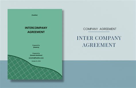 Intercompany Agreement Template In Word Free Download