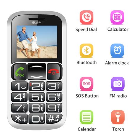 Hcmobi Big Button Mobile Phones For Elderlysenior Mobile Phone Easy To Use Unlocked Basic