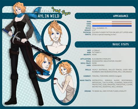 One Piece Oc Profile Aylin By Enjoumou On Deviantart