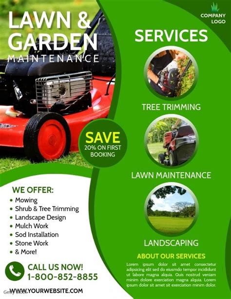 Lawn Care Ads Lawn Service Lawn Mowing Business Lawn Care Business