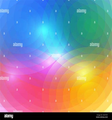 Abstract Colorful Rainbow Circles Background Stock Photo Alamy
