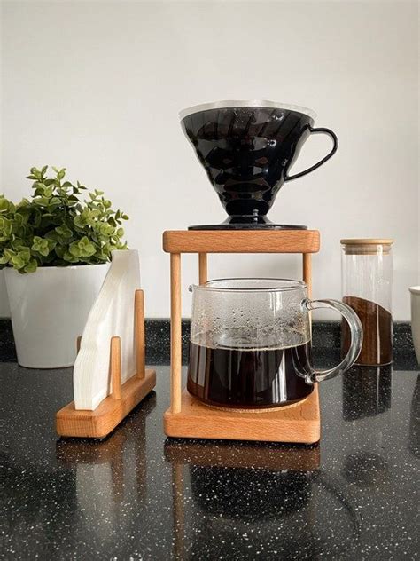 Pour Over Coffee Stand V60 Coffee Stand Handmade Dripper Etsy In 2022