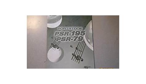 Yamaha Portatone PSR-195/PSR-79 Owner's Manual book - Burnell