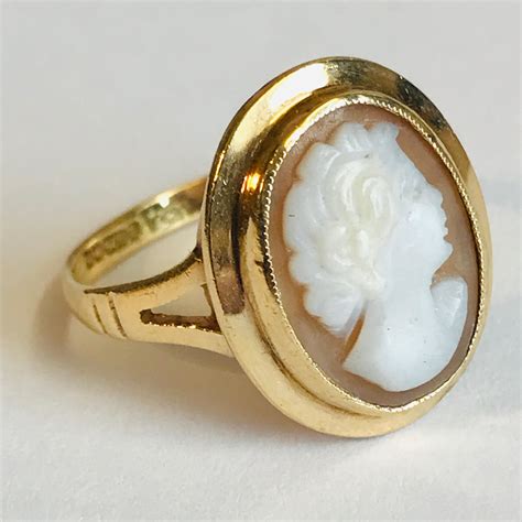 Cameo Ring In 9ct Gold Jewellery And Gold Hemswell Antique Centres