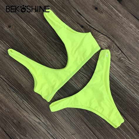 Bekoshine Swimsuit 2017 Women Sexy Bikini Set Shell Bikini Triangle