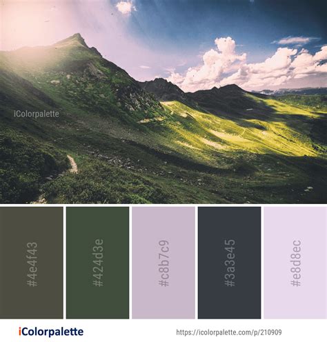 Color Palette ideas from 1955 Mountain Images | iColorpalette | Color palette, Nature images ...