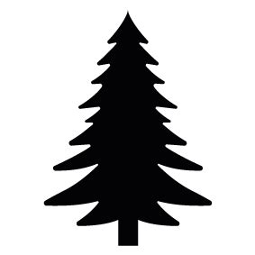 Silhouette of christmas bell png. Christmas Trees Silhouette at GetDrawings | Free download
