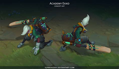 Academy Ekko Concept Wallpapers Fan Arts League Of Legends Lol