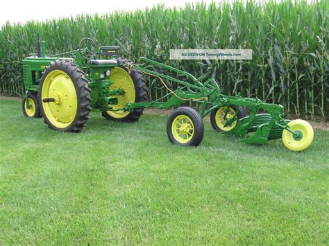 John Deere B Tractor And Model 44 Plow