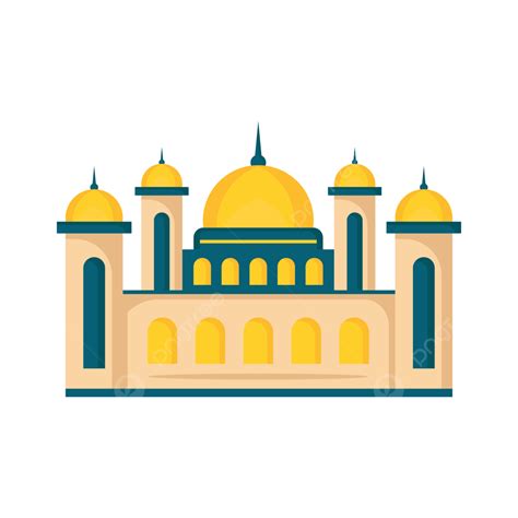 Islamic Mosque Illustration Design Vector Islamic Mosque Mosque