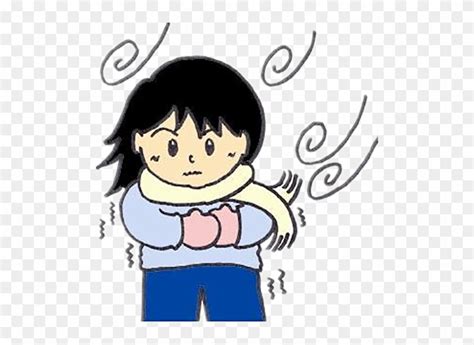 Cartoon Shivering Cold Weather Is Cold Free Transparent Png Clipart