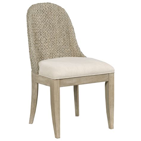 American Drew Vista 803 622 Relaxed Vintage Boca Woven Dining Chair