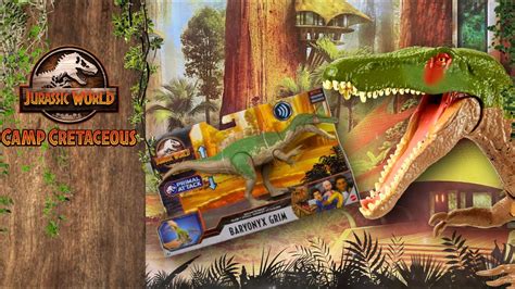 Baryonyx Grim Jurassic World Camp Cretaceous Mattel Youtube