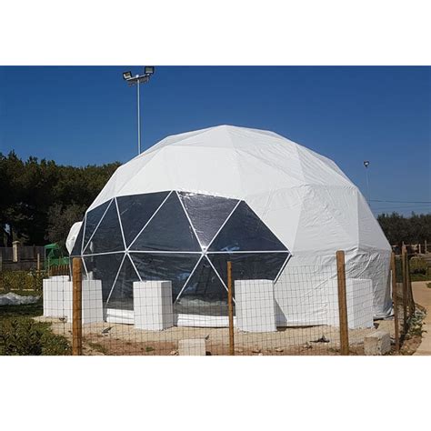 Hot Dip Galvanzied M M Geodesic Dome House Glamping Tents China