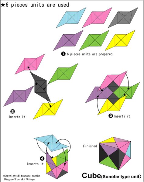 Origami Cube Instructions Easy Origami Instructions For Kids
