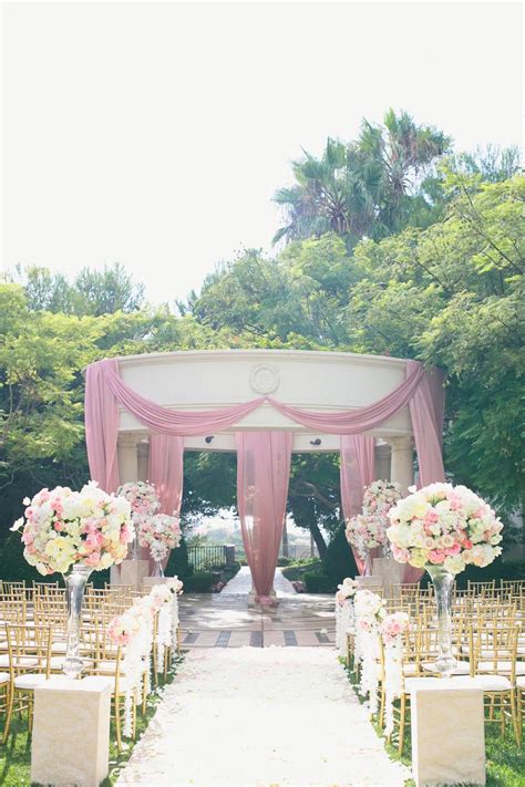 Located at 5th ave near central park, the st. Romantic Pink + White Wedding at St. Regis Monarch Beach