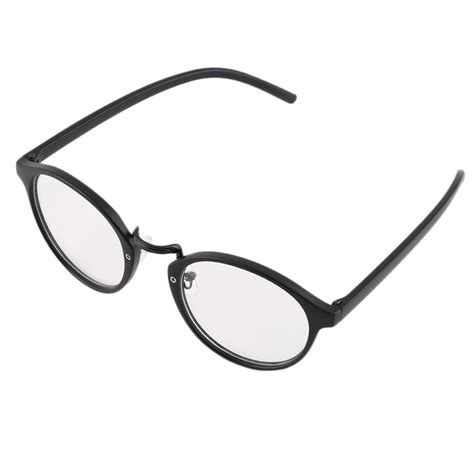 retro geek vintage nerd large frame fashion round clear lens glasses bellechic