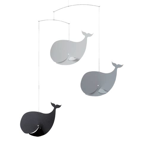 Flensted Mobiles | Mobiles - Flensted Mobiles | Happy whale, Whale mobile, Greyscale