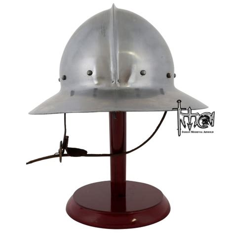 Medieval Kettle Hat Helmet Black Medieval Armour