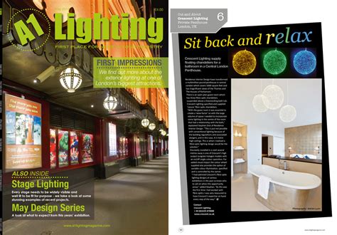 London Lighting Design Published In A1 Lighting Magazine