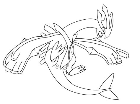 Shadow Lugia Pokemon Coloring Pages Sketch Coloring Page