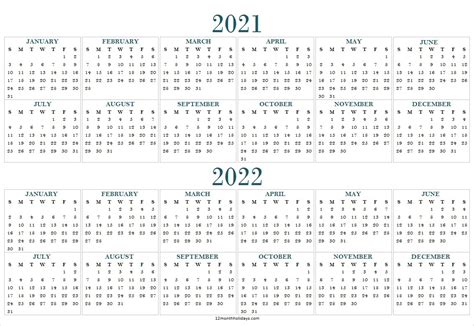 31 Planners Free Printable Calendar 2021 And 2022 Pics All In Here
