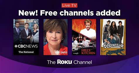27 New Live Tv Channels On The Roku Channel Including Cbc News And