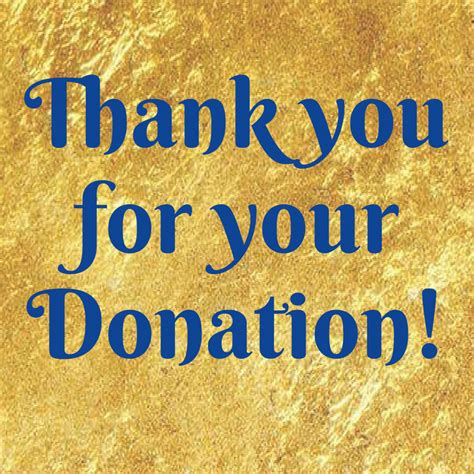 Example donation thank you letter #1: Donation - Clairvoyant Center of Hawaii