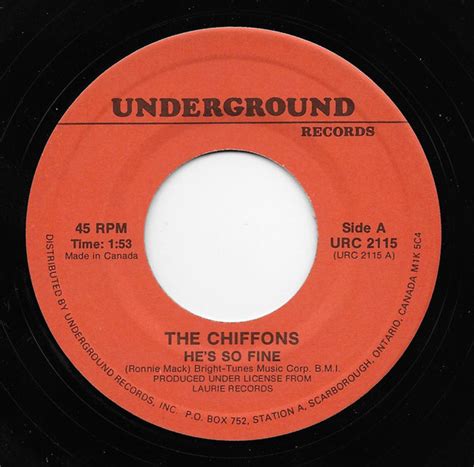 The Chiffons Hes So Fine Vinyl Discogs