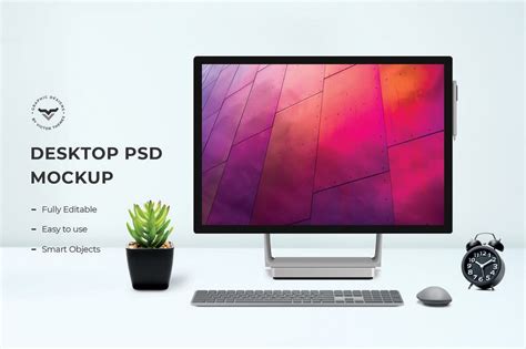 20 Desktop Computer Mockup Templates Design Shack