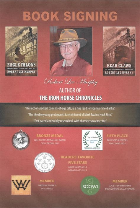Book Signing Scheduled At Barnes And Noble Robert Lee Murphy