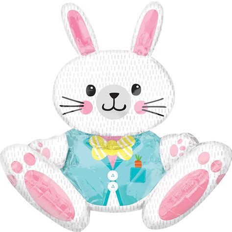 Giant Easter Bunny Balloon 28in X 30in Party City