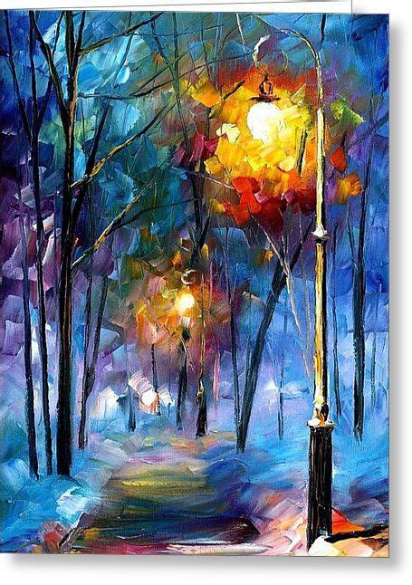 Light Of Luck Palette Knife Oil Painting On Canvas By Leonid Afremov