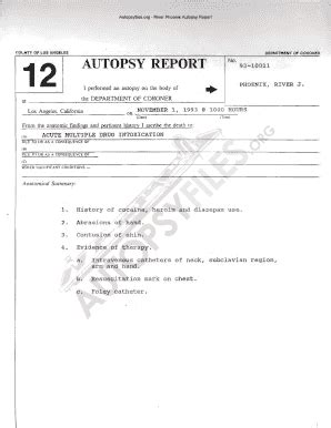 Blank Autopsy Report Fill And Sign Printable Template Online