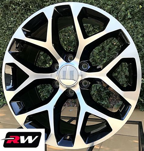 20 Inch Gmc Sierra 1500 Oe Replica Snowflake Wheels