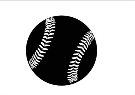 Free Baseball Silhouette Vector Download Free Baseball Silhouette