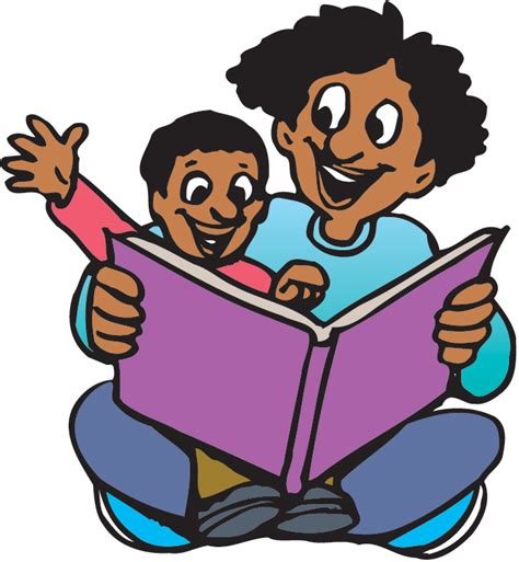 Kids Reading Together Clipart Clipart Panda Free
