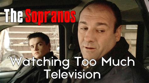 The Sopranos Watching Too Much Television Youtube