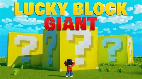 Lucky Block Giant By Bbb Studios Minecraft Marketplace Map
