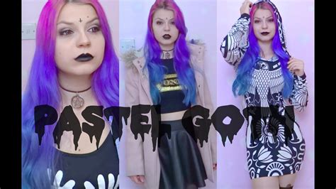 Pastel Goth Winter Lookbook Youtube