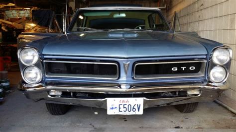 1965 Pontiac Gto 4 Speed With Factory Tutone Paint Phs Included For