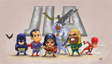 Justice League Chibi Wallpaperhd Superheroes Wallpapers4k Wallpapers