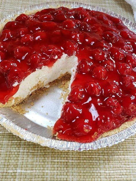 No Bake Cherry Cheesecake Is A Delicious Light And Creamy Refrigerated Dessert It Has A No