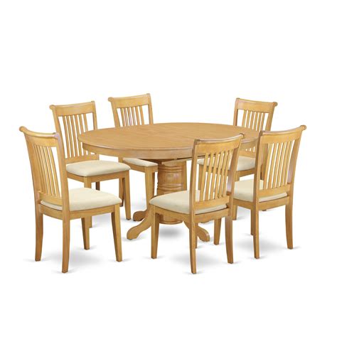 With millions of unique furniture, décor, and housewares options, we'll help you find the perfect solution for your style and your home. AVPO7-OAK-C 7 Pc Dining set with a Kitchen Table and 6 ...