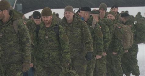 Canadian Soldiers Leave Edmonton For Latvia To Play Role In ‘deterrence