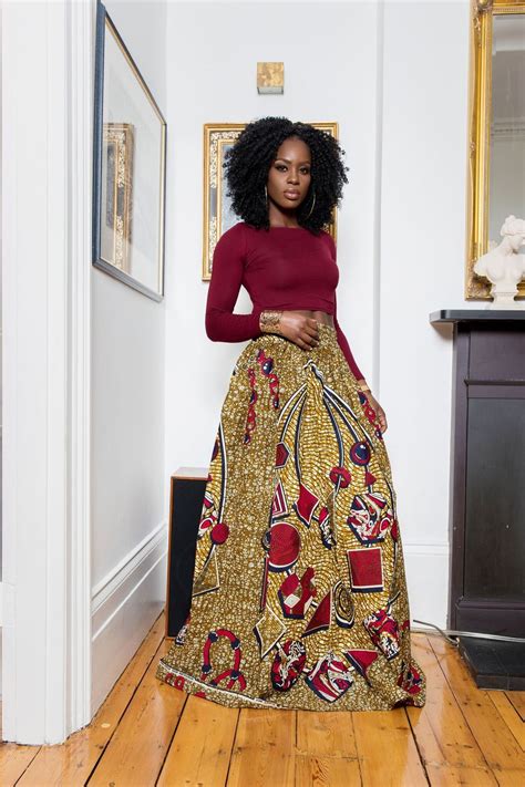 Pin On African Print Maxi Skirts