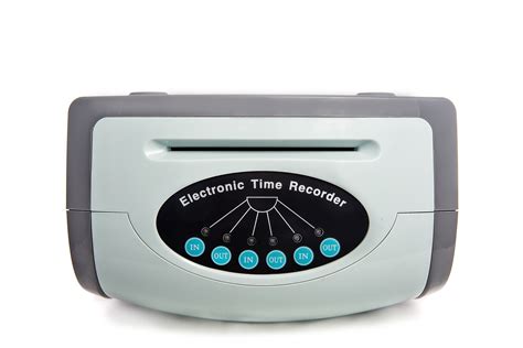 Clock In Machine Uses Monthly Or Weekly Time Cards Robust Long Life