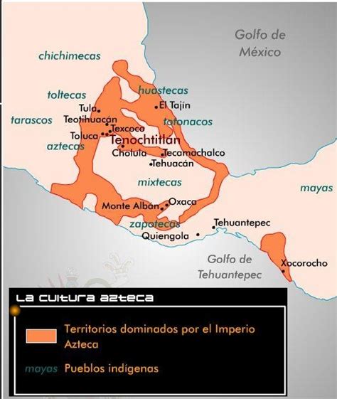Cultura Miscelaneas Imagenes Dibujos Dibujo Mapa De La Cultura Azteca
